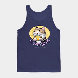 El Gato Tacos - Purr-ito Paradise Tank Top